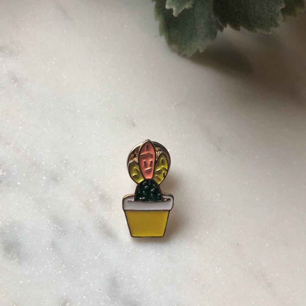 Colorful Cactus Enamel Pin